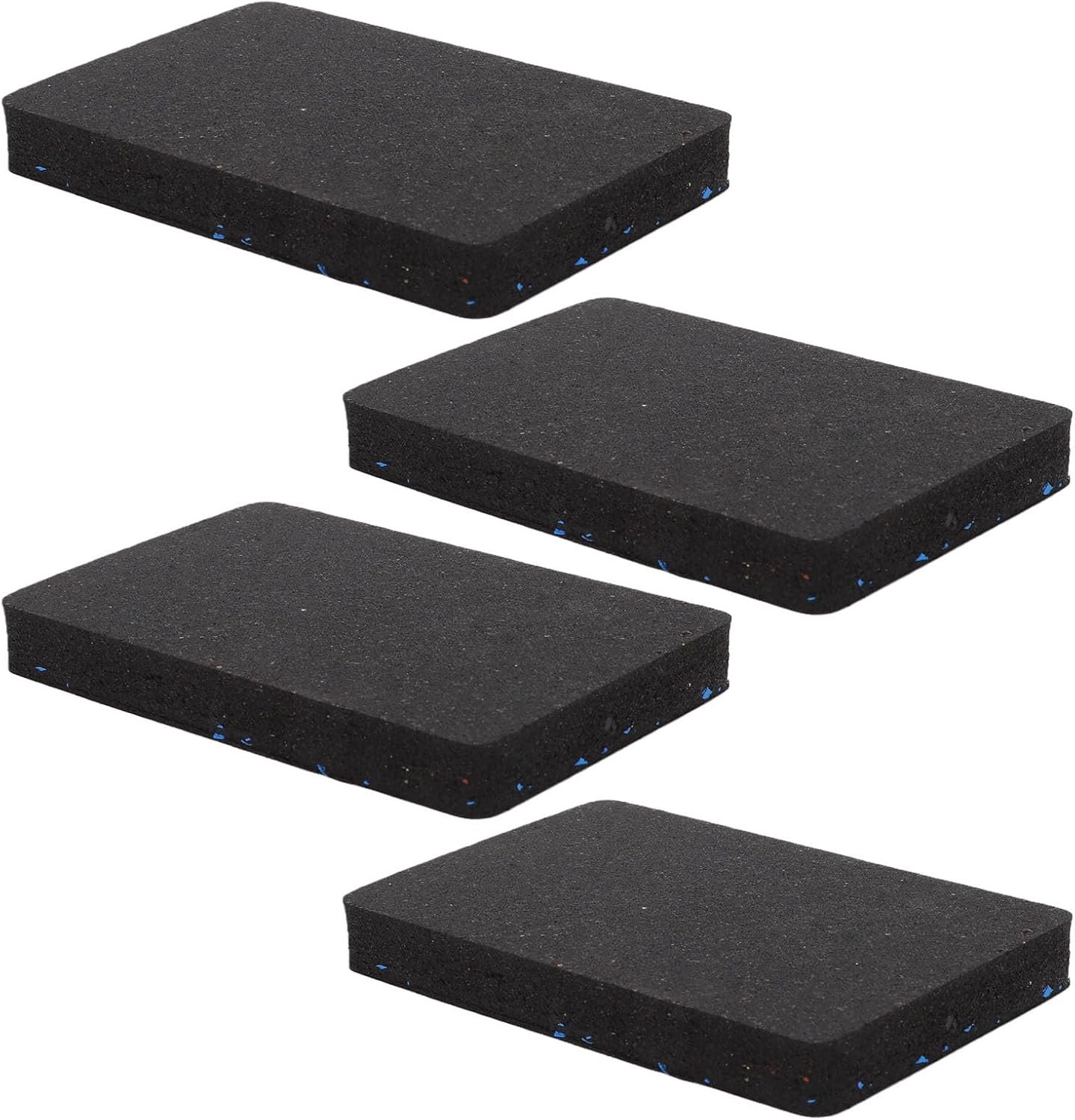 Set van 4 anti-vibratiekussens, antislip, 8 x 12 x 1,5 cm