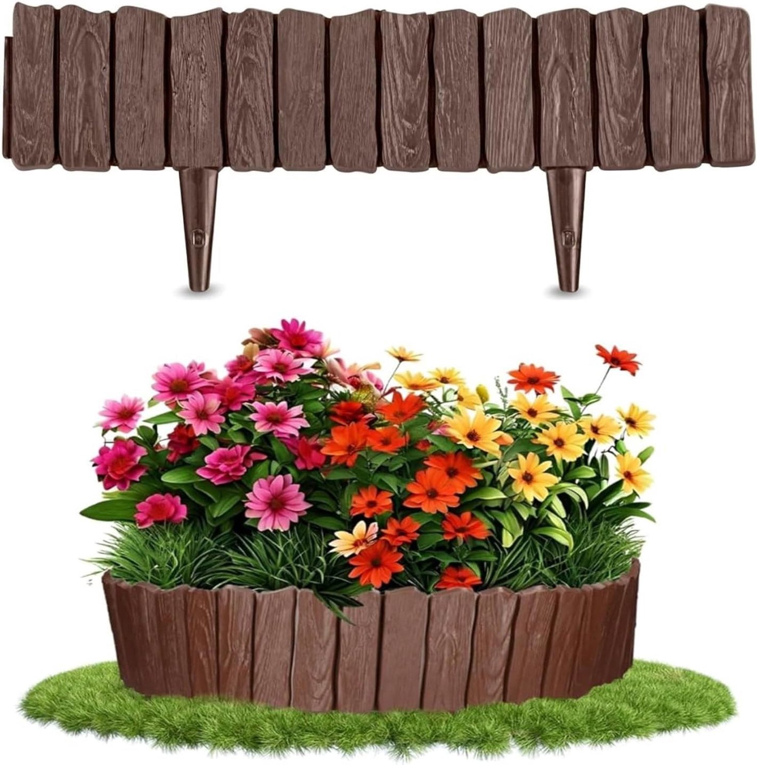 Tuinafscheiding Bruin - Duurzaam en Weerbestendig Hekwerk voor Tuin en Buitenruimte