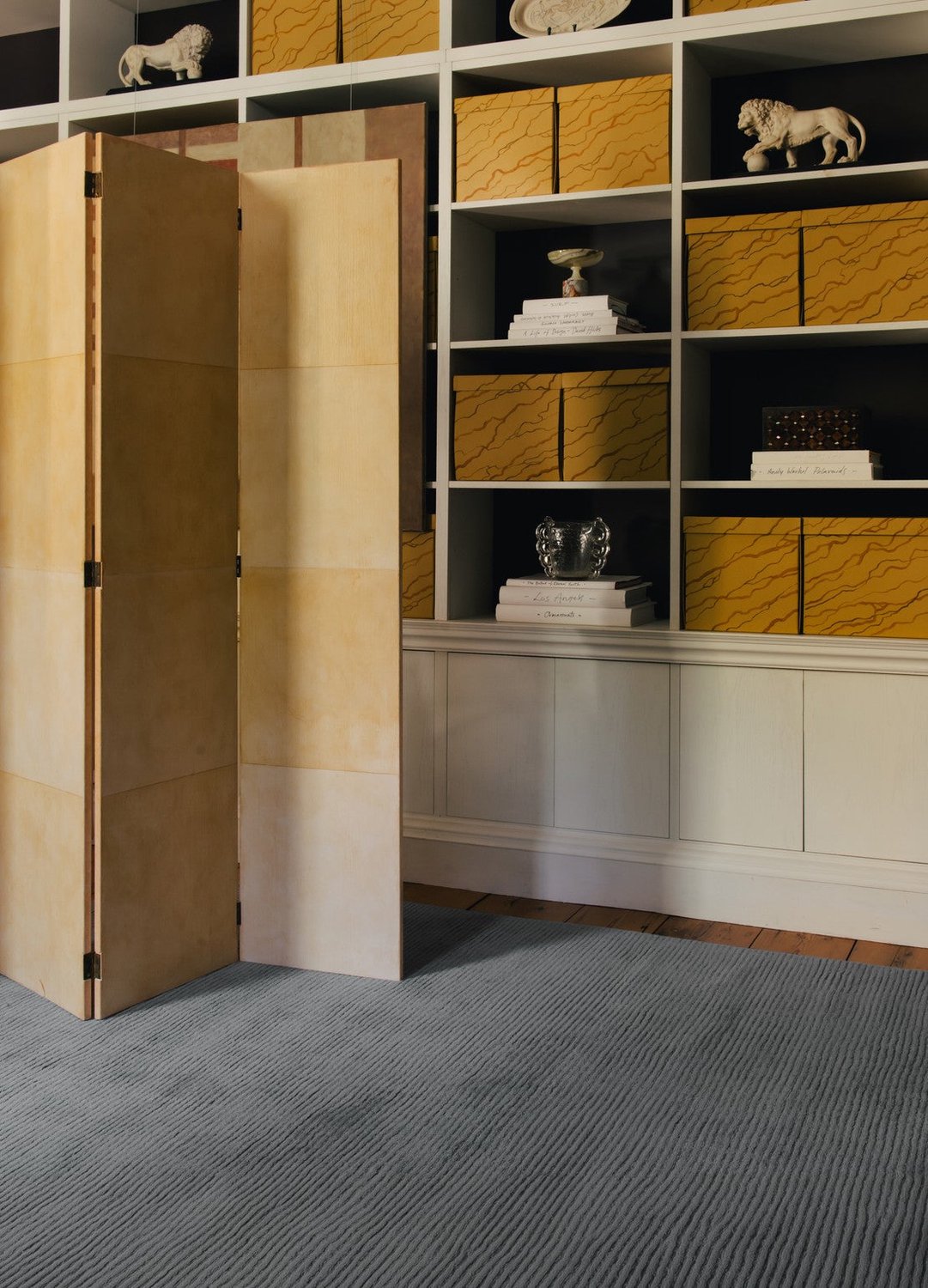 Layered LDWDB Vloerkleed - Blauw - Rechthoekig - Wol - Eetkamer, Woonkamer, Slaapkamer - Effen - Modern, Scandinavisch, foto 4