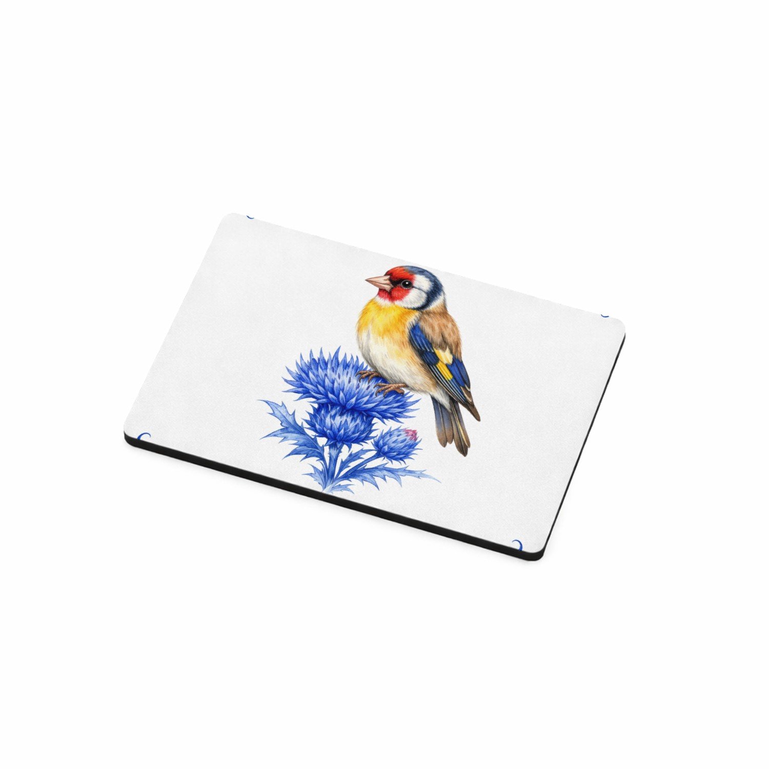 Mr Cadeautjes MDF magnetische fotolijst 7,5 x 5 - design Klassieke botanische vogelprint met een andere tuinvogel en | cadeau Wit