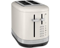 KitchenAid 5KMT2109EPL - Broodrooster - Porcelein Wit - 2 Sleuven - 1100 W - Inclusief kruimellade