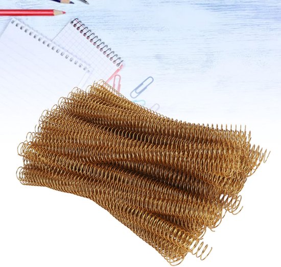 Spiraalbindspoel - 19 mm - 4:1 pitch - 100 stuks - Goud — afbeelding 4