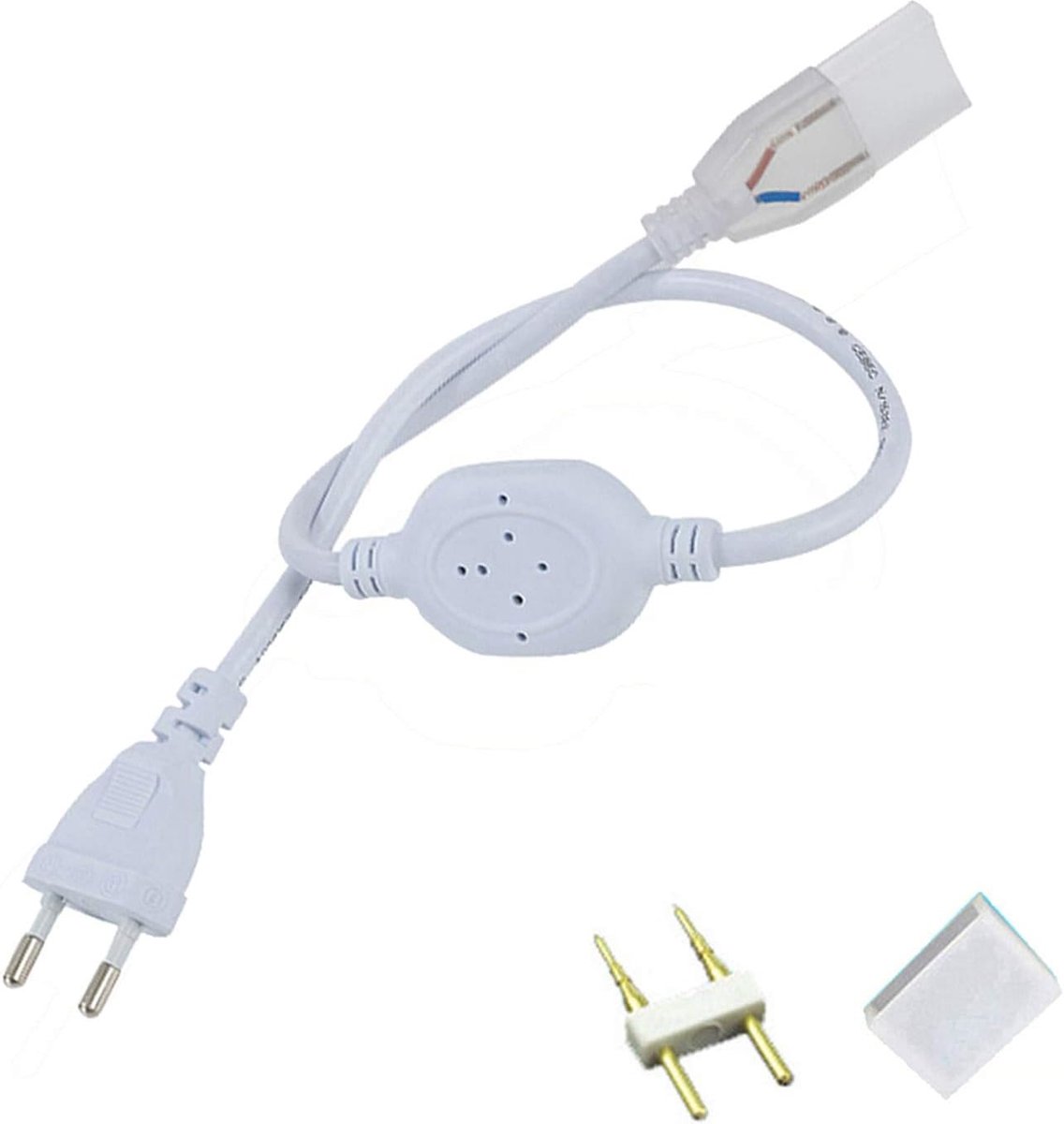 220V power cable with EU plug - 2 PIN plug - 7mm needle spacing - EU standard plug - ShopVlot