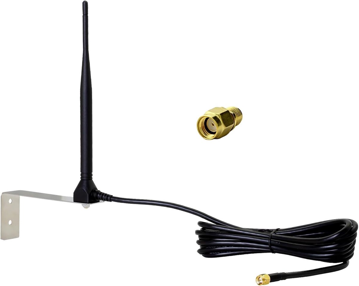 2,4 GHz 5 GHz 5,8 GHz wifi-antenne met SMA-stekker 3M RG58 verlengkabel verstelbare montagebeugel met RP-SMA-stekker adapter voor router FPV-drone, wifi-brug