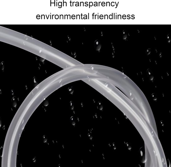 5M PVC Clear Slang Buis, 7mm ID x 10mm OD Plastic Flexibele PVC Vinyl Buis Pijp voor Water en Luchtslangen — afbeelding 3