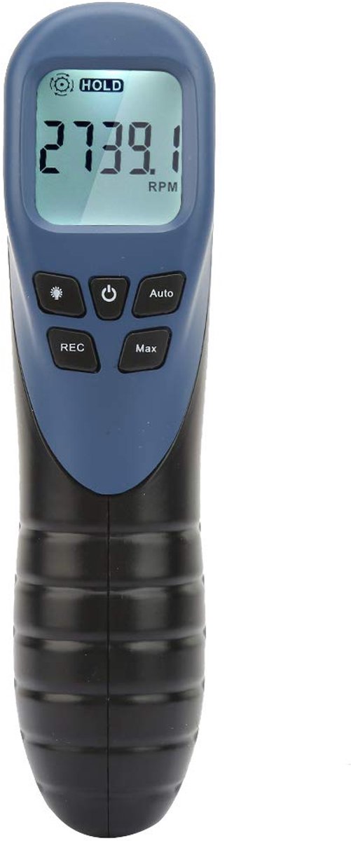 Toerenteller Teller Handheld Automotive Contactloze Digitale RPM Toerenteller Snelheidsmeter Tester Gegevensrecord (Batterij niet inbegrepen)