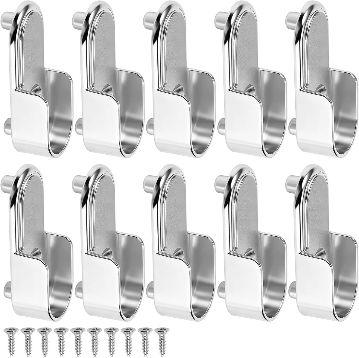 Kastbuis houders 15 mm - metalen ovalen houder - roestbescherming - eenvoudige montage - ShopVlot
