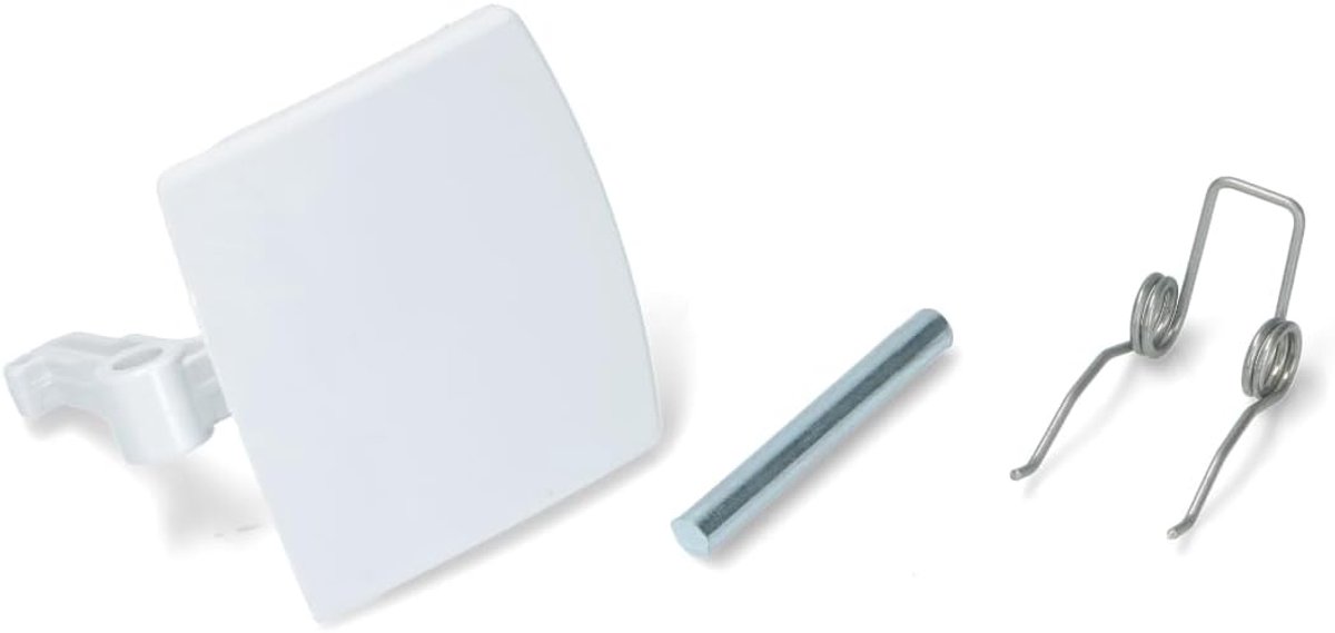 Deurklinkset wasmachine - vervangend onderdeel - compatibel met 00069637 - eenvoudig te installeren - ShopVlot