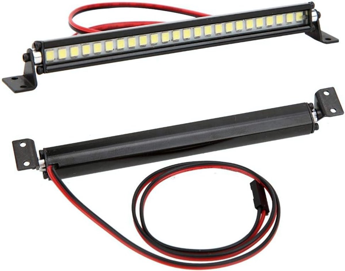 LED-lichtstrip voor RC-auto dak, 24 stuks, zwart