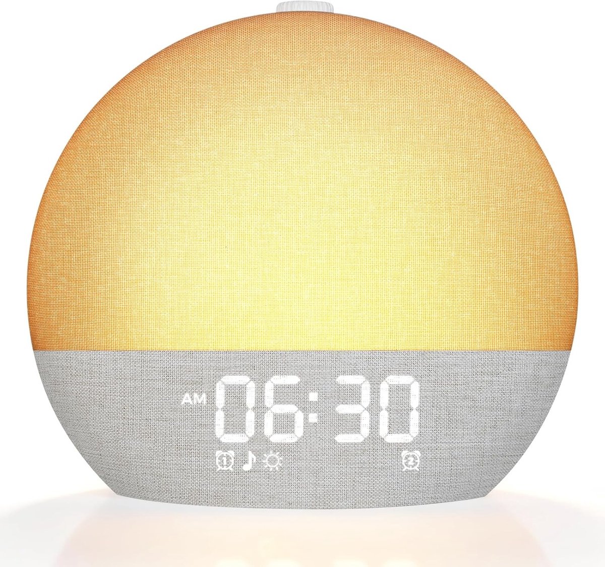 Wake-up Light - Wit - Zonsopgangssimulatie met Natuurgeluiden en Bluetooth - Voor een Relaxte Start van de Dag