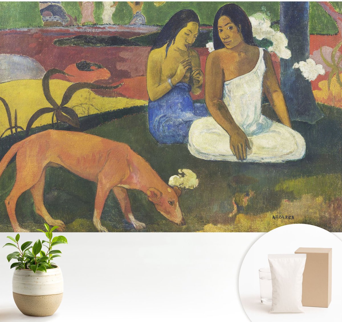 Wallfluent Fotobehang - Groente Vliesbehang - 104x70 cm - Exotische Scène Muurschildering - Slaapkamer behang Mensen - Fotobehang Vlies - Gang behang
