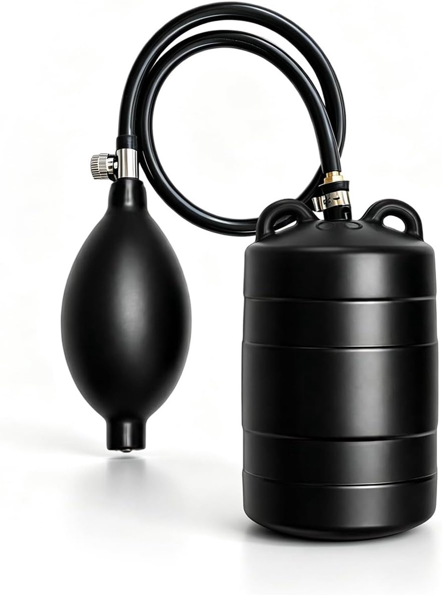 Buisstop, rubber, afsluitblaas met handpomp, 75 mm