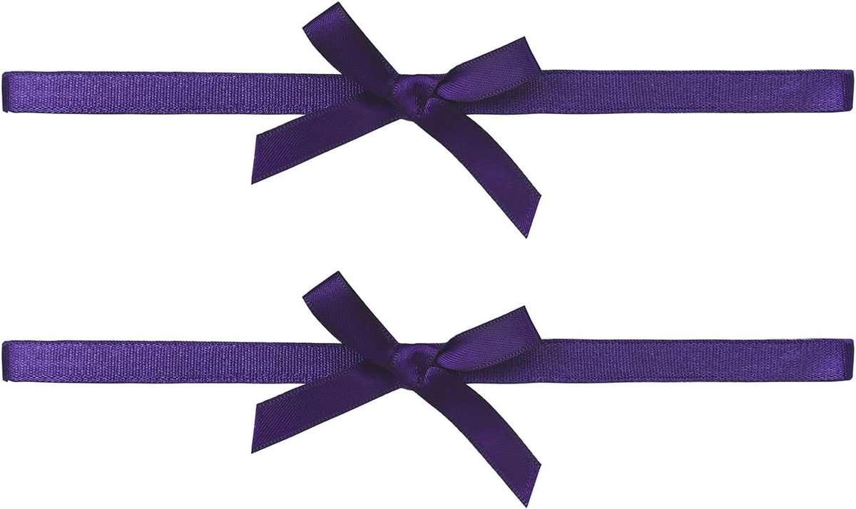 Kousenbanden, beenkousenband, set voor bruiloft, cosplay, festival, 2 stuks, elastische dijhoge bandjes met paarse strik