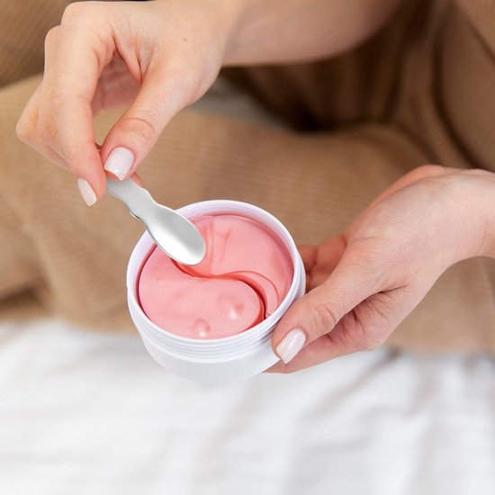3 Soorten Maskerlepels, Roestvrijstalen Schoonheidsschraper, Gebogen Vorm, Gemakkelijk Schoon Te Maken En Opnieuw Te Gebruiken, Huisverzorging, Geschikt Voor Crèmes En Lotions. — afbeelding 4