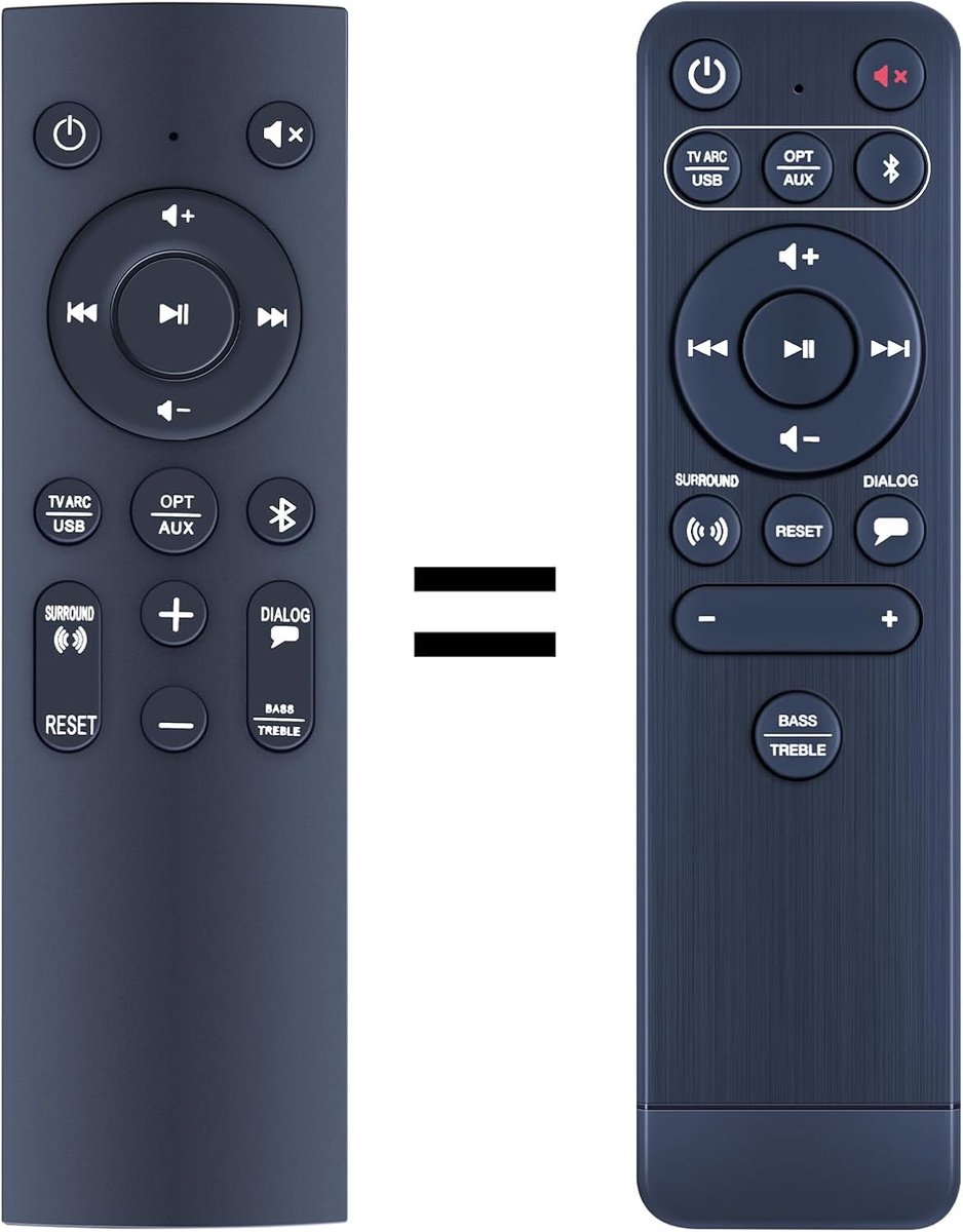 Afstandsbediening voor Creative Stage V2 2.1 Channel 160W Soundbar, soundbar met subwoofer