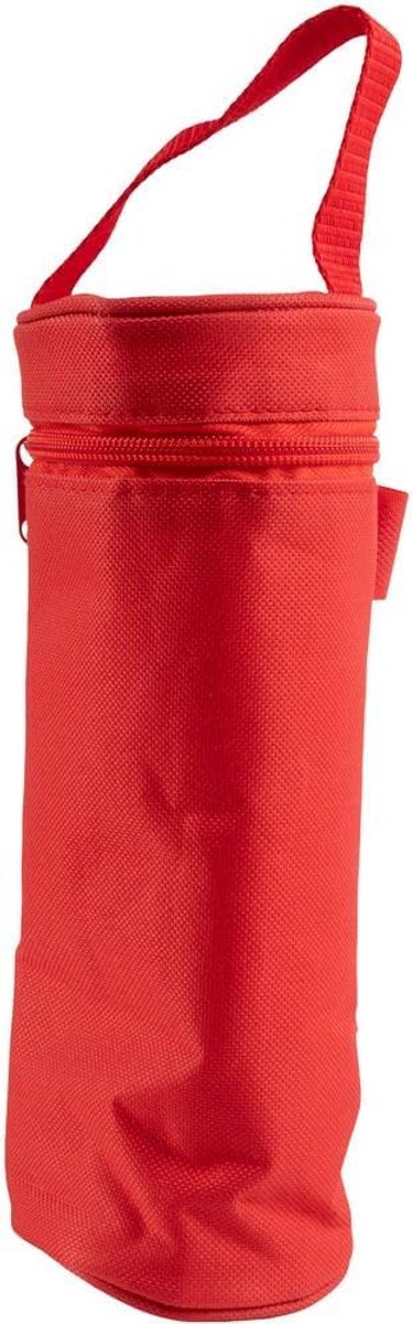 Thermal Bottle Container Met Ritssluiting En Haken Die Aan De Doorgang Kunnen Worden Bevestigd.