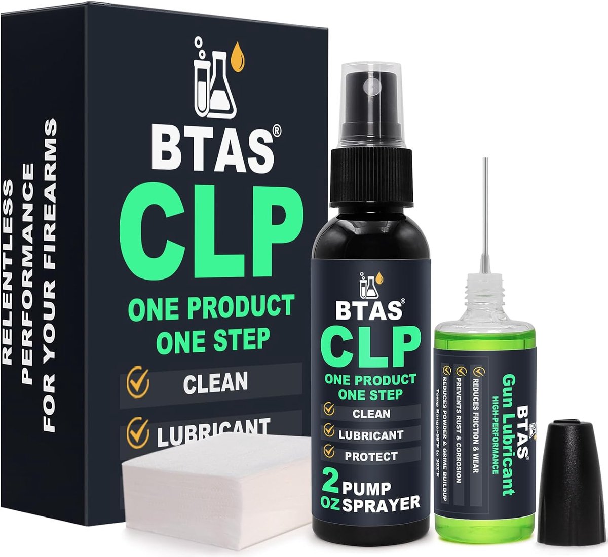 BTAS CLP Firearms Universal Spray Solvent 60g and 30g Needle Oil Bottle - ShopVlot