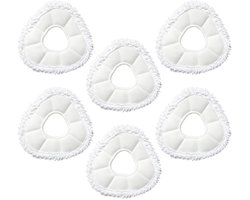 6 stuks, voor Narwal Freo Z/X Ultra/X Plus/J3/J4/J5/Xiaoyao 001, witte grove microvezeldoek