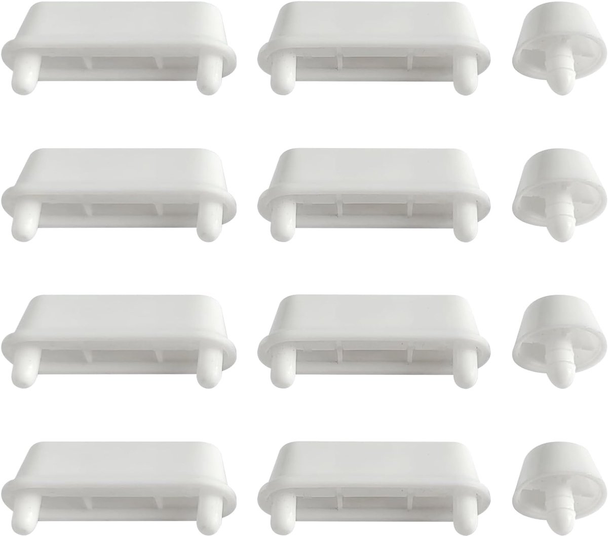 12 stuks wc-bril buffer, wc-dekselbuffer, schokabsorberende pads voor houten toiletdeksel