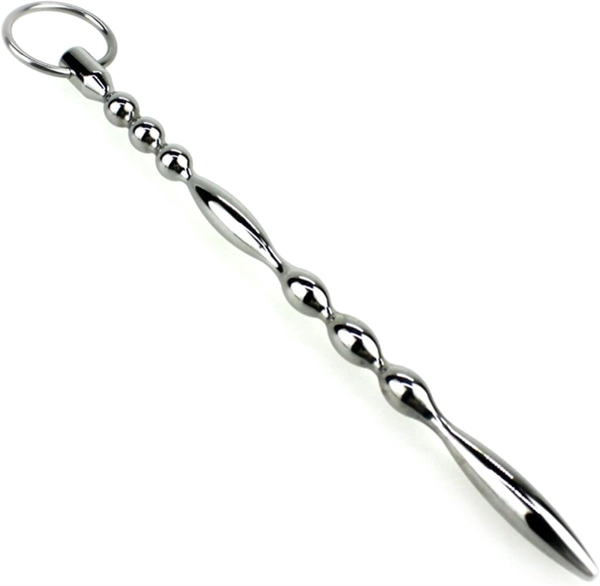 Roestvrij staal 22,8cm ⌀0,97cm voor mannen urethrale plug voor diepe stimulatie & controle penis plug seksspeeltje katheter sounding SM dilatoren penisplug seksspeelgoed FOPS N16-62