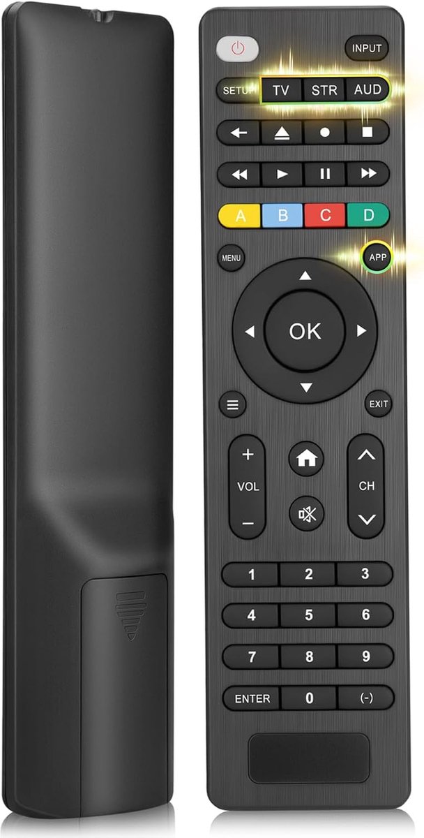 TV-afstandsbediening, voor Samsung, LG, Sony, Hisense, TCL, Toshiba, Panasonic, Sharp, Philips, Hitachi, JVC Smart TV's