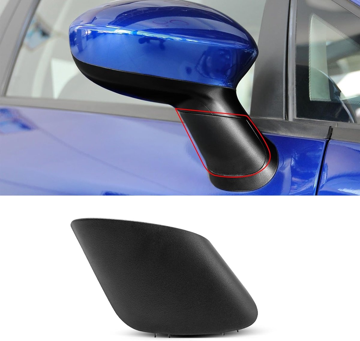 TTCR-II Compatible with Cover Exterior Mirror Holder Fiat Grande Punto EVO 2008 2009 2010 2011 2012 2013 2014 2015 - ShopVlot