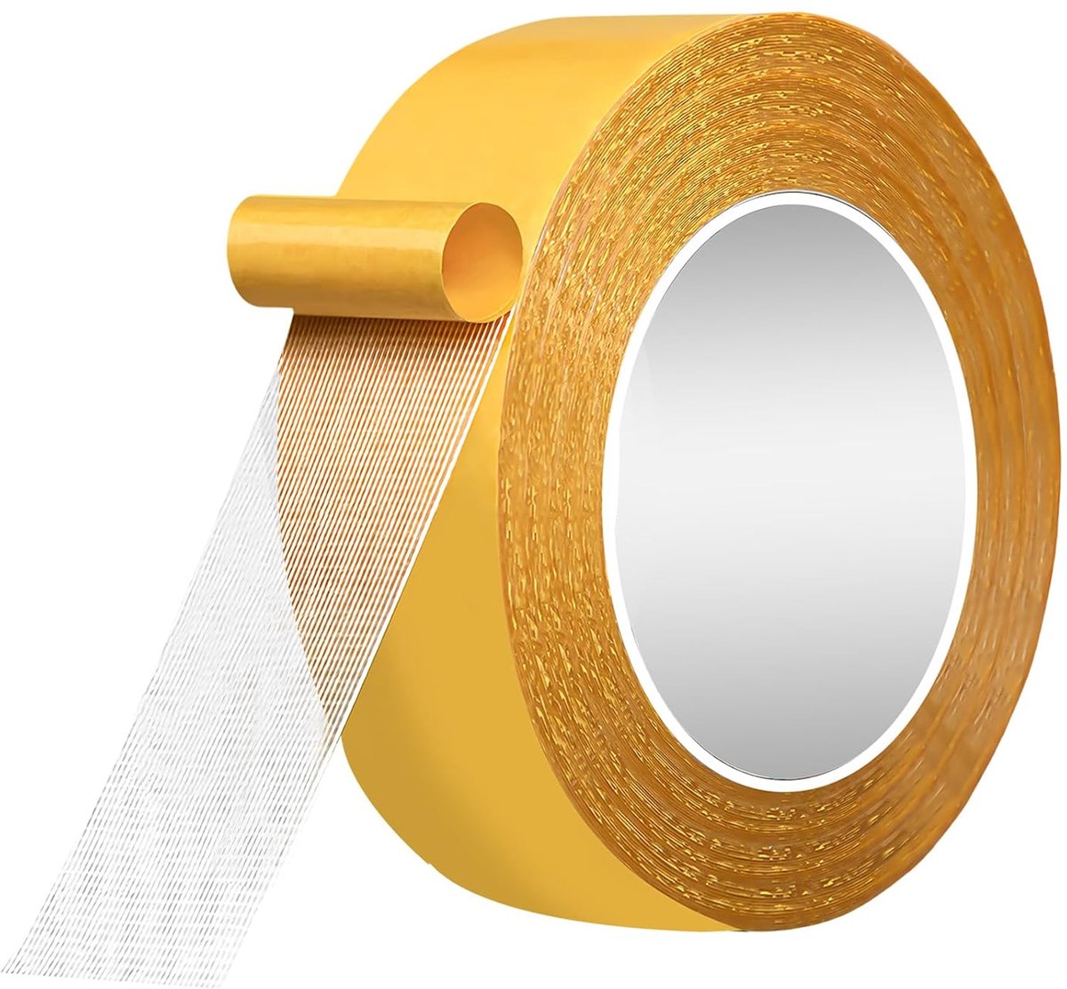 Dubbelzijdige tape extra sterk - 10 m x 25 mm - verwijderbaar en residuvrij - perfect voor bruiloften - ShopVlot