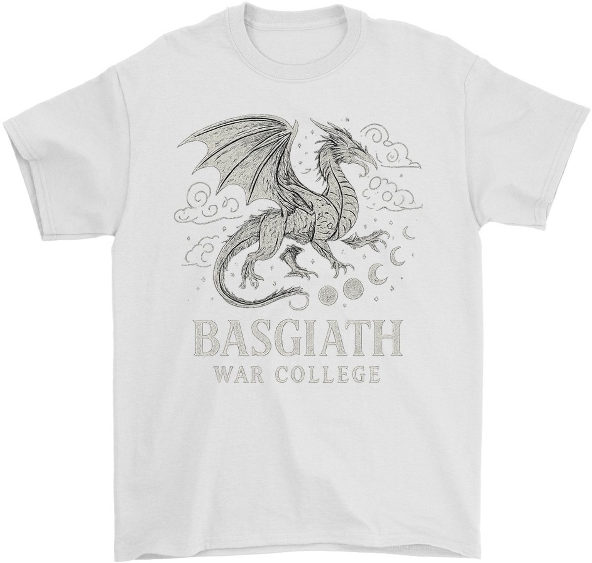 Draak Shirt – BASGIATH WAR COLLEGE – Fantasy Outfit – Unisex T-Shirt voor Dames & Heren – Leuk Cadeau voor Boekenliefhebbers
