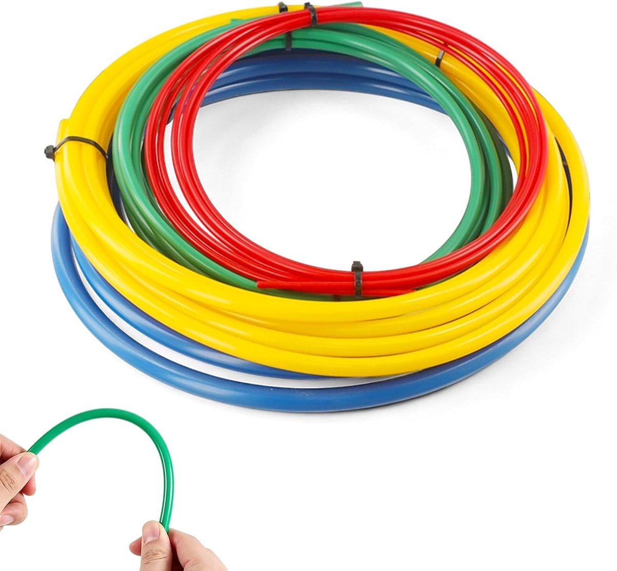 Koperen Buigbuigset 1/4" 3/8" 1/2" 5/8" met PE-kunststof strips voor airconditioning, veilige buisvorming, handmatige buigstrips van de