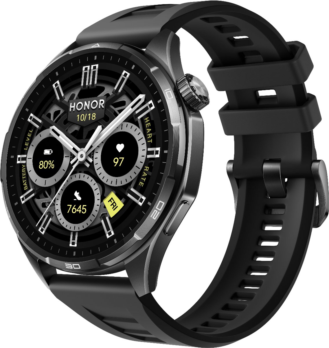 HONOR Watch 6 Sporthorloge – 120+ sportmodi – GPS – 35 dagen batterij – Zwart
