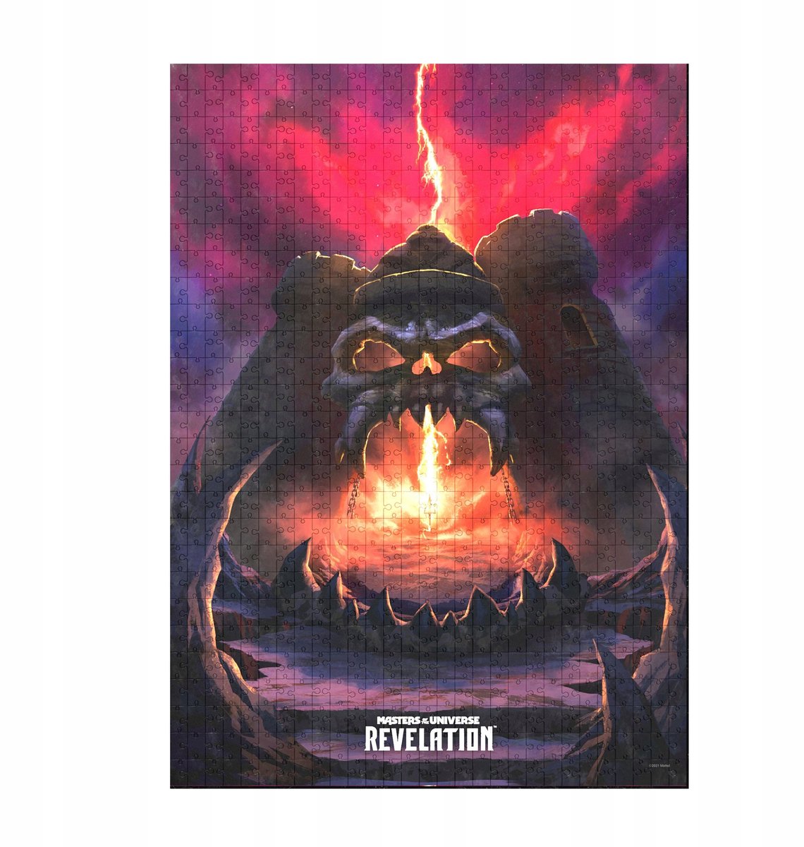 Merkloos Kasteel Grayskull Puzzel 1000 Stukjes