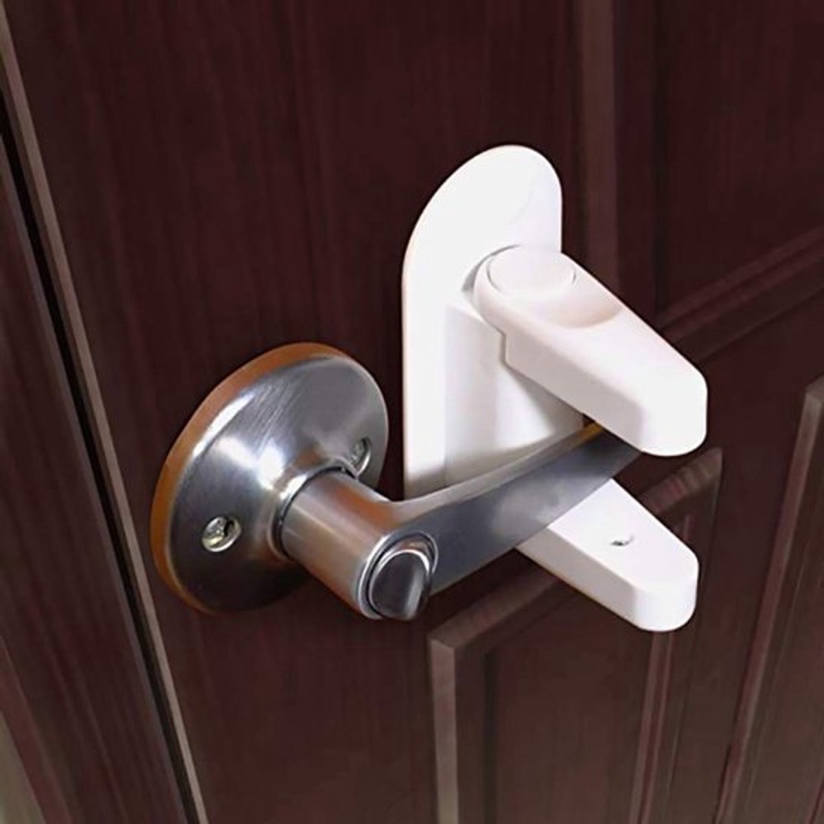 Dailygoody - Kinderslot - Deurhendel slot - Veiligheidsoplossing - Wit
