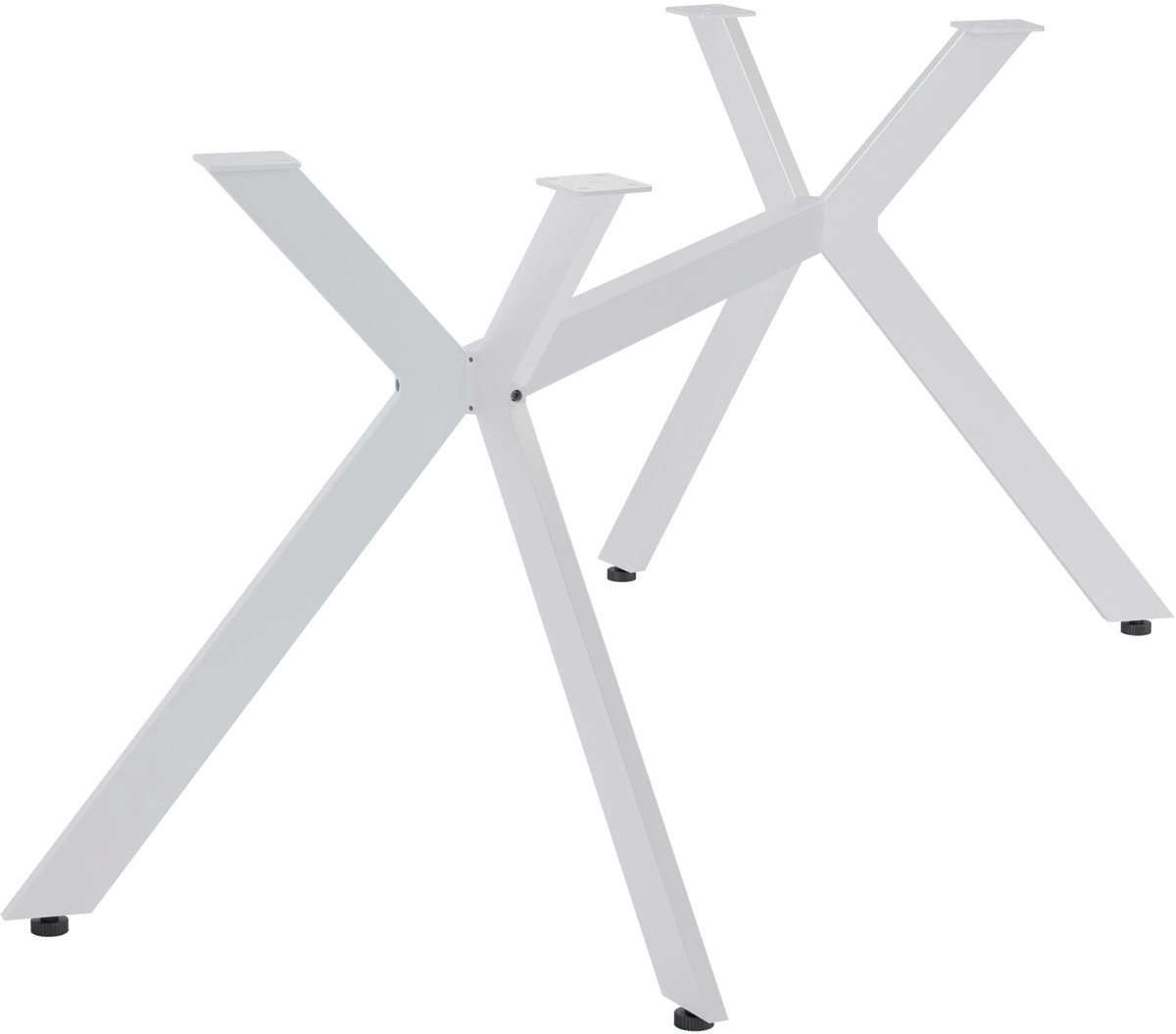 CLP Cascada Tafelpoten - Tafelframe - Tafelonderstel - Met poedercoating - Wit - wit