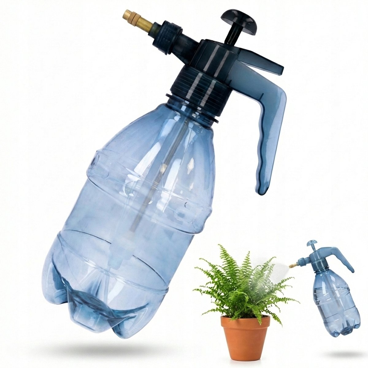 Drukspuit 1.5L met Messing Verstelbaar Mondstuk - Ideaal voor Planten & Reiniging