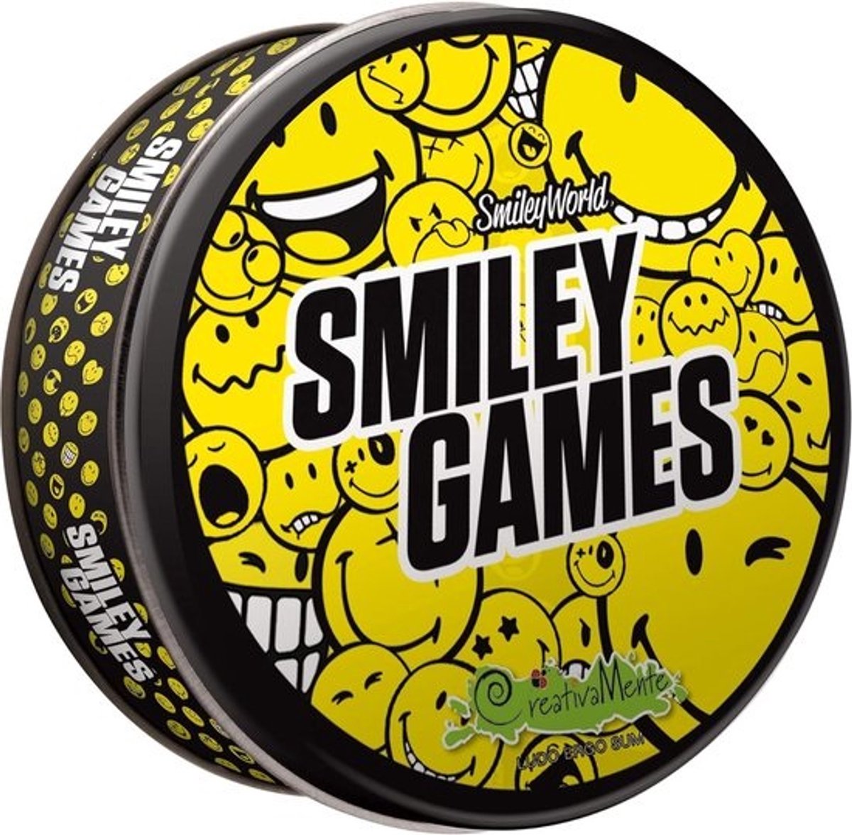Gezelschapsspel - Smiley Spel - Sfeer Spel - Vijf Speelvarianten - Compact Formaat - Jeu D'ambiance