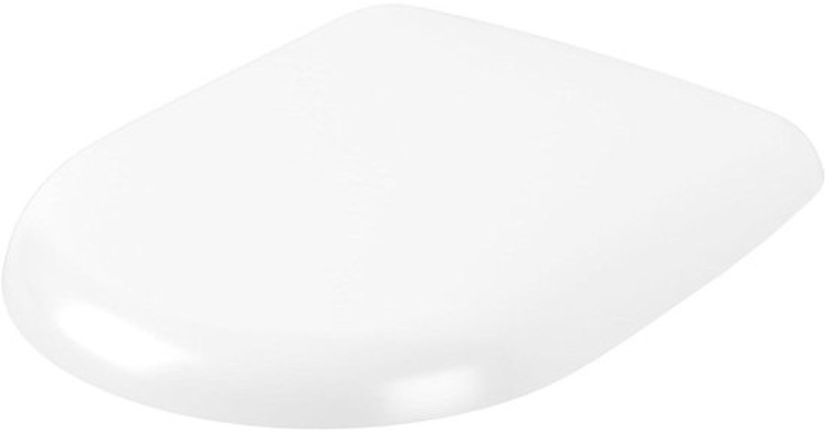 WC-bril - Toiletdeksel - Badkamer - Softclose en afneembaar - D-vorm - Wit mat