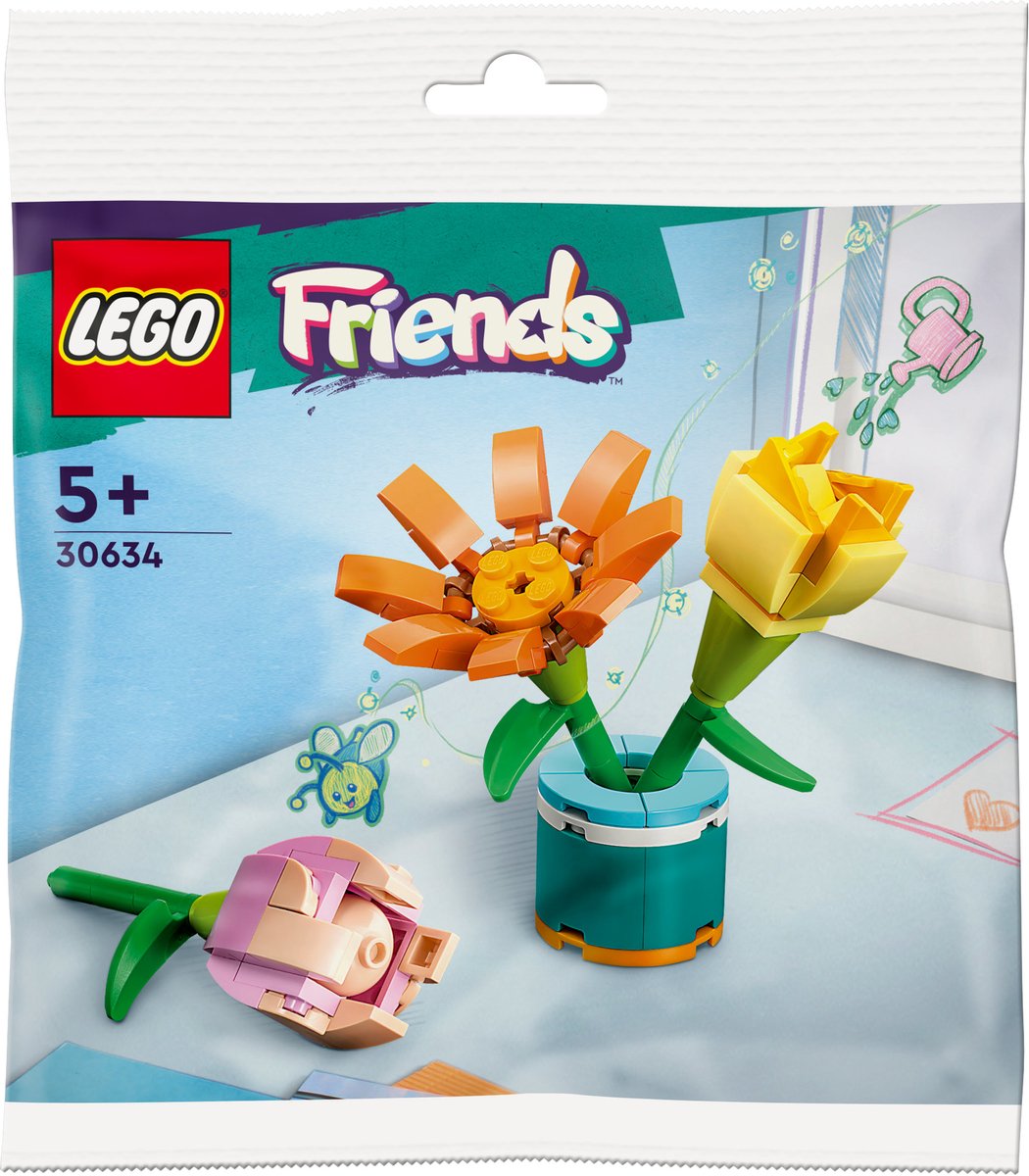 LEGO Friends Friendship Flowers, Bouwpakket, 5 jaar, 84 stuk(s)