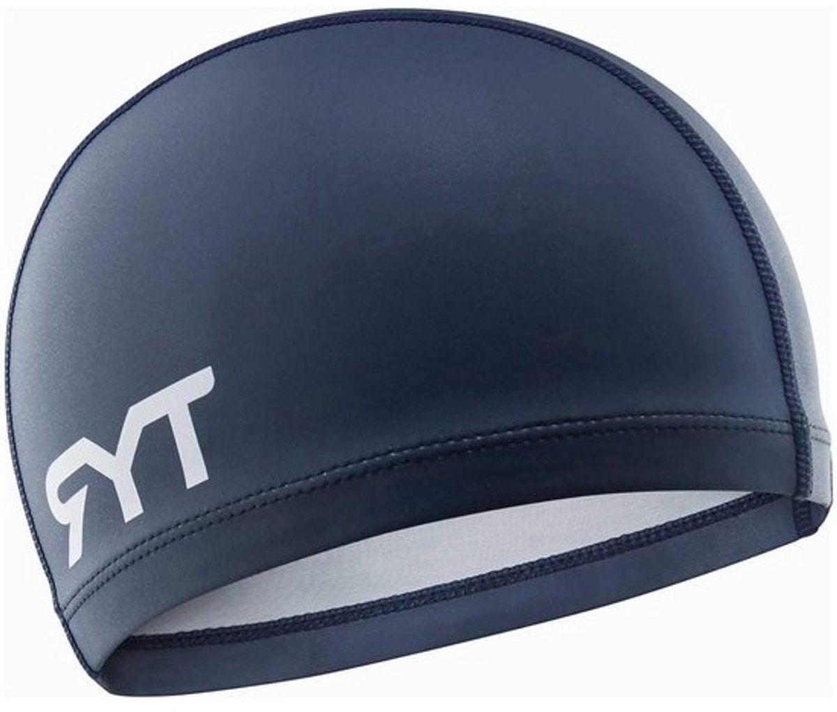 Zwemmuts - Badmuts Siliconen - Zwemmen - Polyester Interieur - M - Marineblauw
