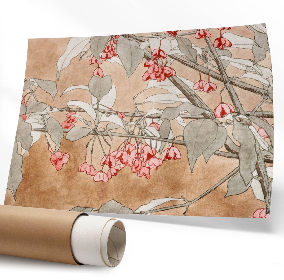 Coloray Polycanvas Poster - Herten Natuur, Fotografie - 594 x 840 mm - Groen Wanddecoratie - Rechthoek - Kunstposter - Slaapkamer - Klassiek
