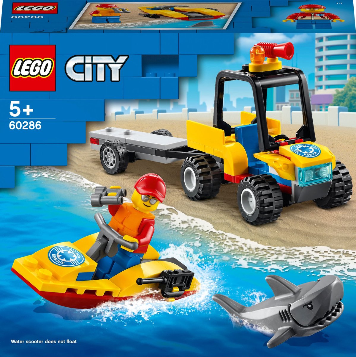 Bol.com LEGO City ATV strandredding 60286 aanbieding