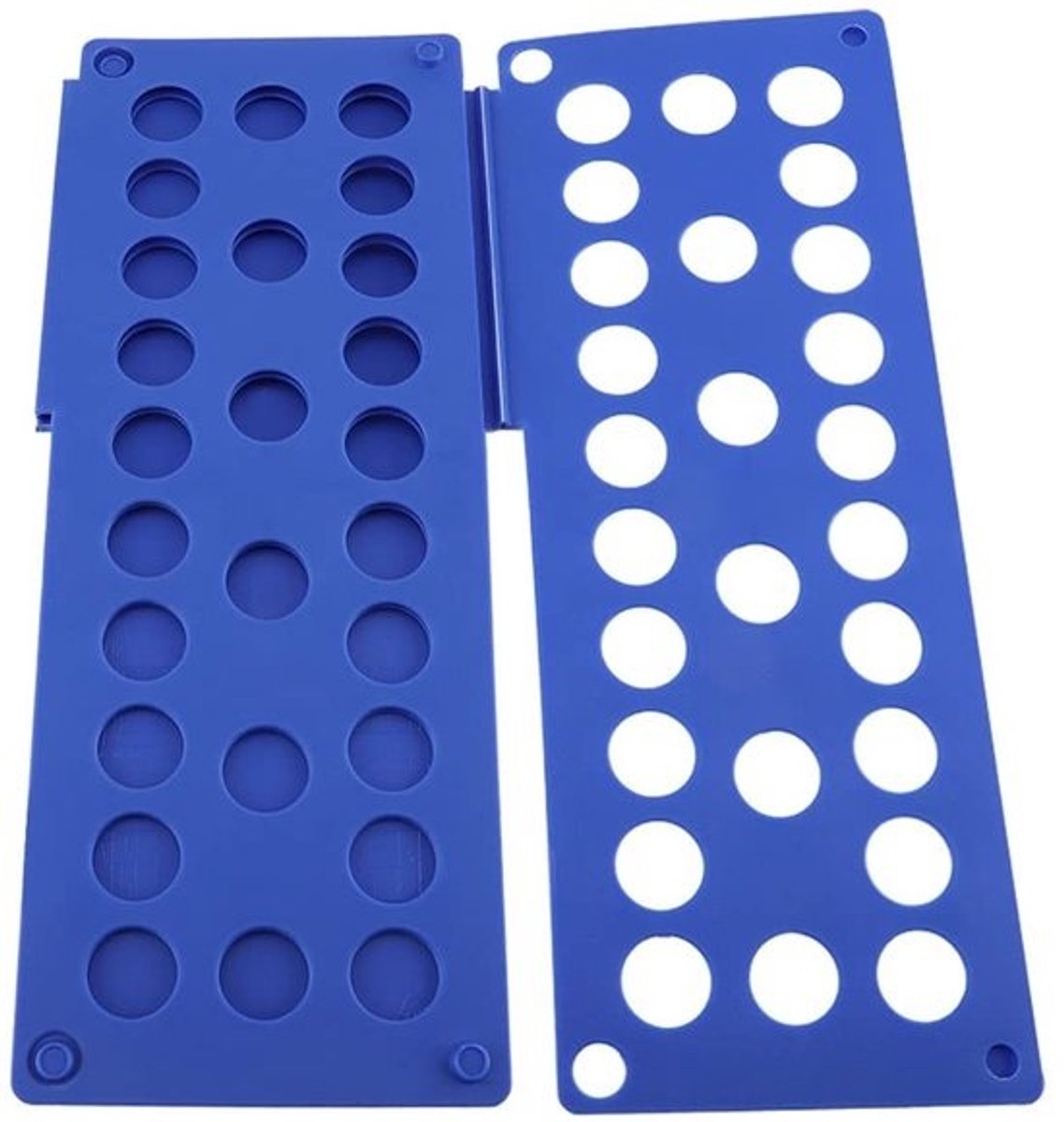 Snelle Vouwplank voor Kleding, Opbergoplossing voor Volwassenen, Ruimtebesparende Organizer voor Wasgoed en Kleding (Blauw)