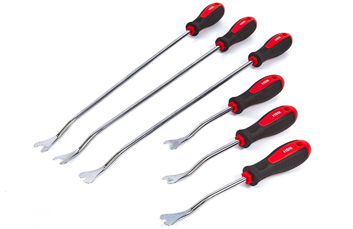 HBM 6-delige bekleding clip tangen set 495 mm
