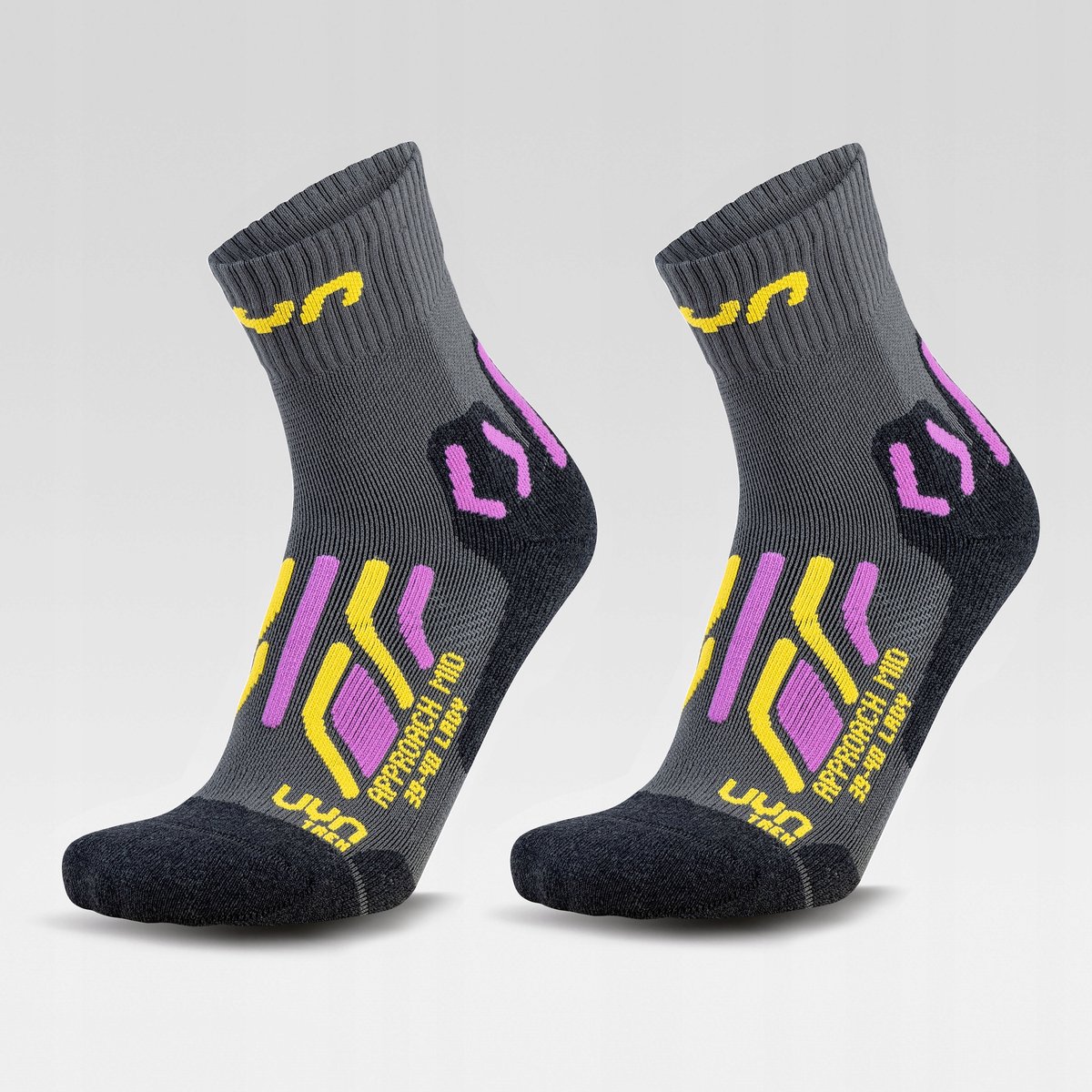 UYN Trekking Approach Mid Socks Dames Comfort & Bescherming Multicolor