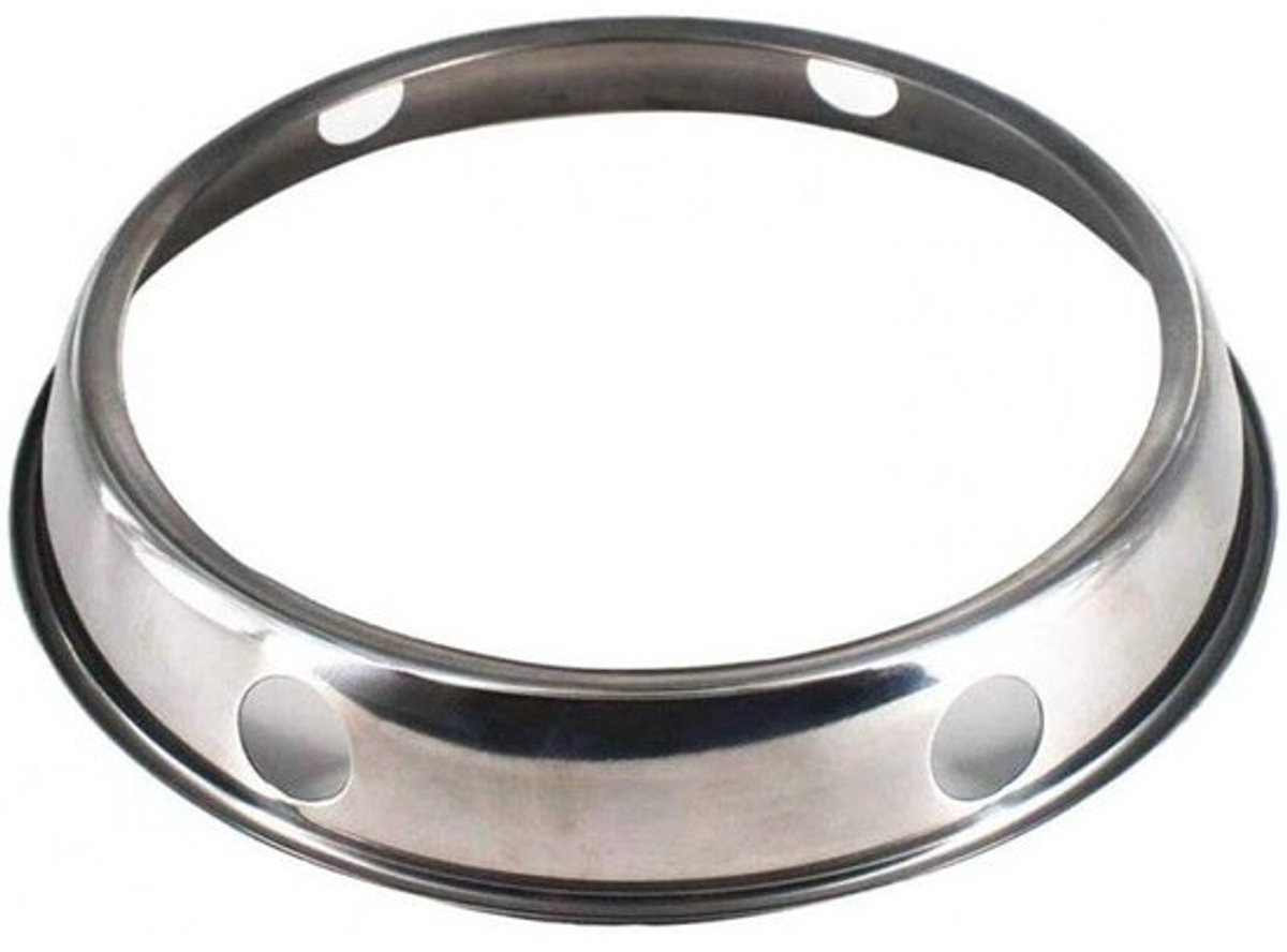 Wok Pan Ondersteuning - Wok Ring - Stabiel Koken - Innovatief Ontwerp - Universele Maat - Zilver