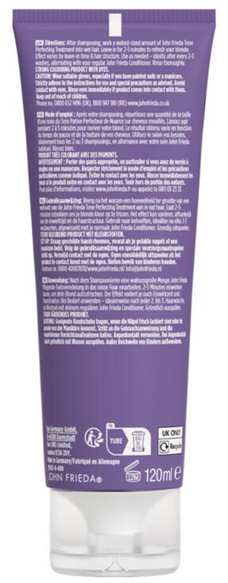 John Frieda Salon Blonde Tone Perfecting Treatment Champagne 120 ml