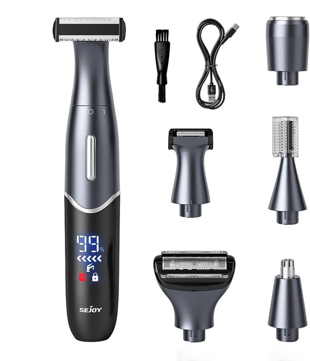 Currero Foil Shaver - Scheerapparaat Mannen - Hoofd Scheerapparaat - Head Shaver - Tondeuse met Trimmer - Lichaam en Baard - Oplaadbaar
