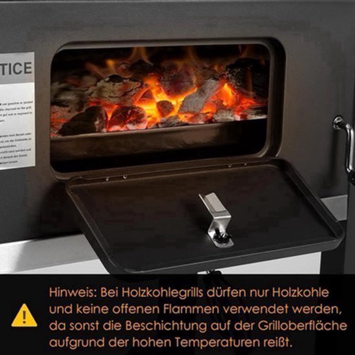 Houtskoolbarbecue – Houtskoolgrill – Buitenbarbecue – Barbecue Op Trolley – 578 Inch Grilloppervlak – Verstelbare Houtskoolplaat