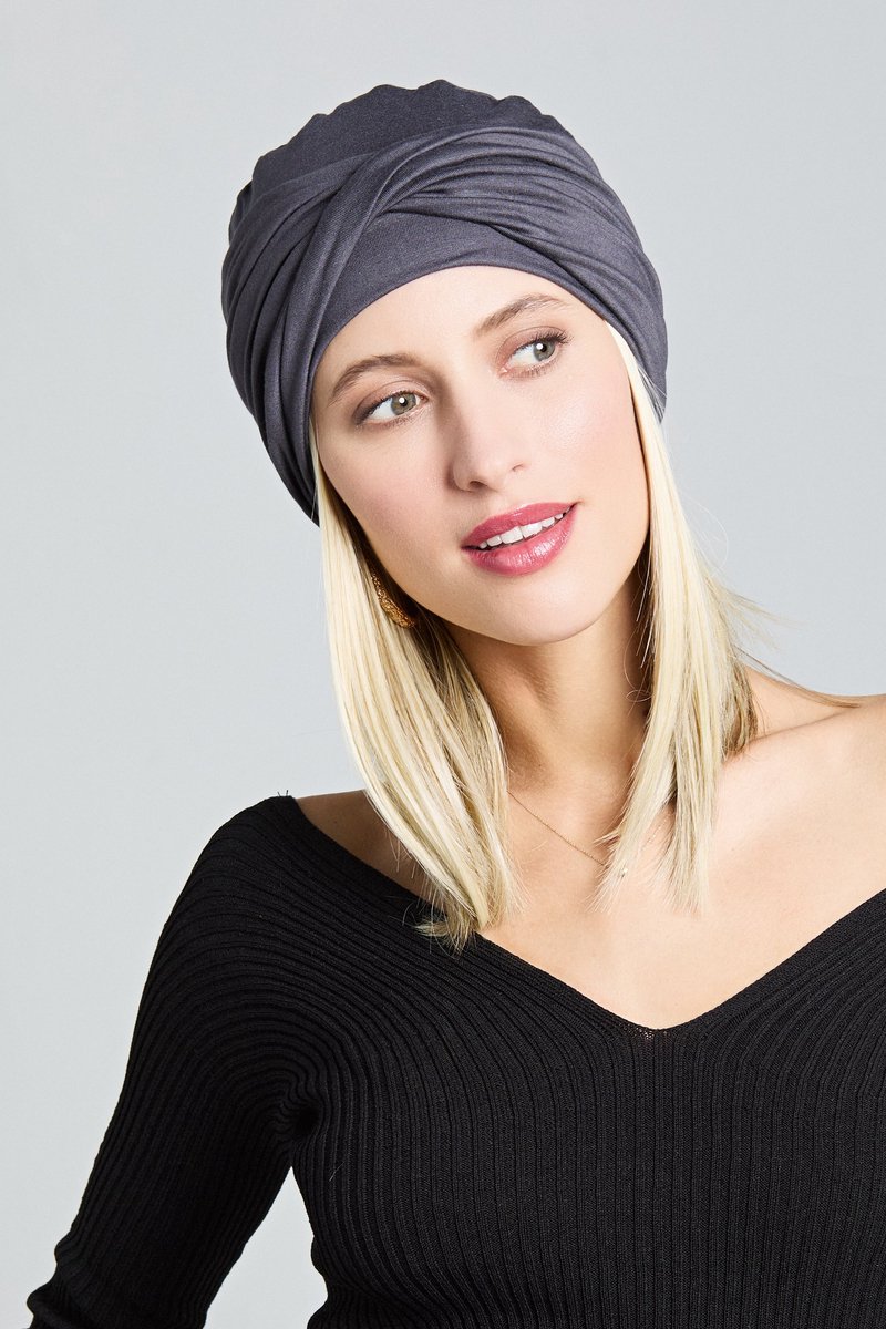 Gisela Mayer chemo turban Malou - Bruin