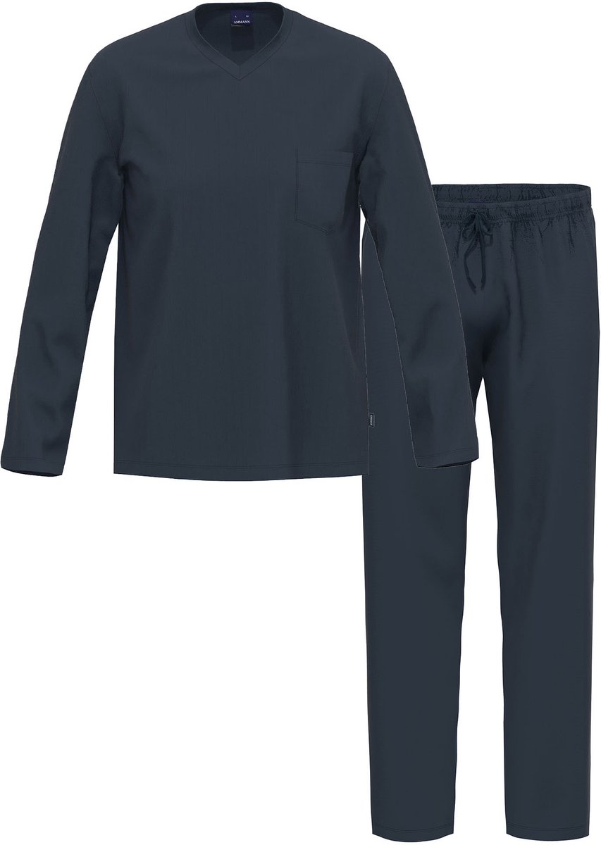 Heren shirt met lange mouwen, lange broek Night & Relax