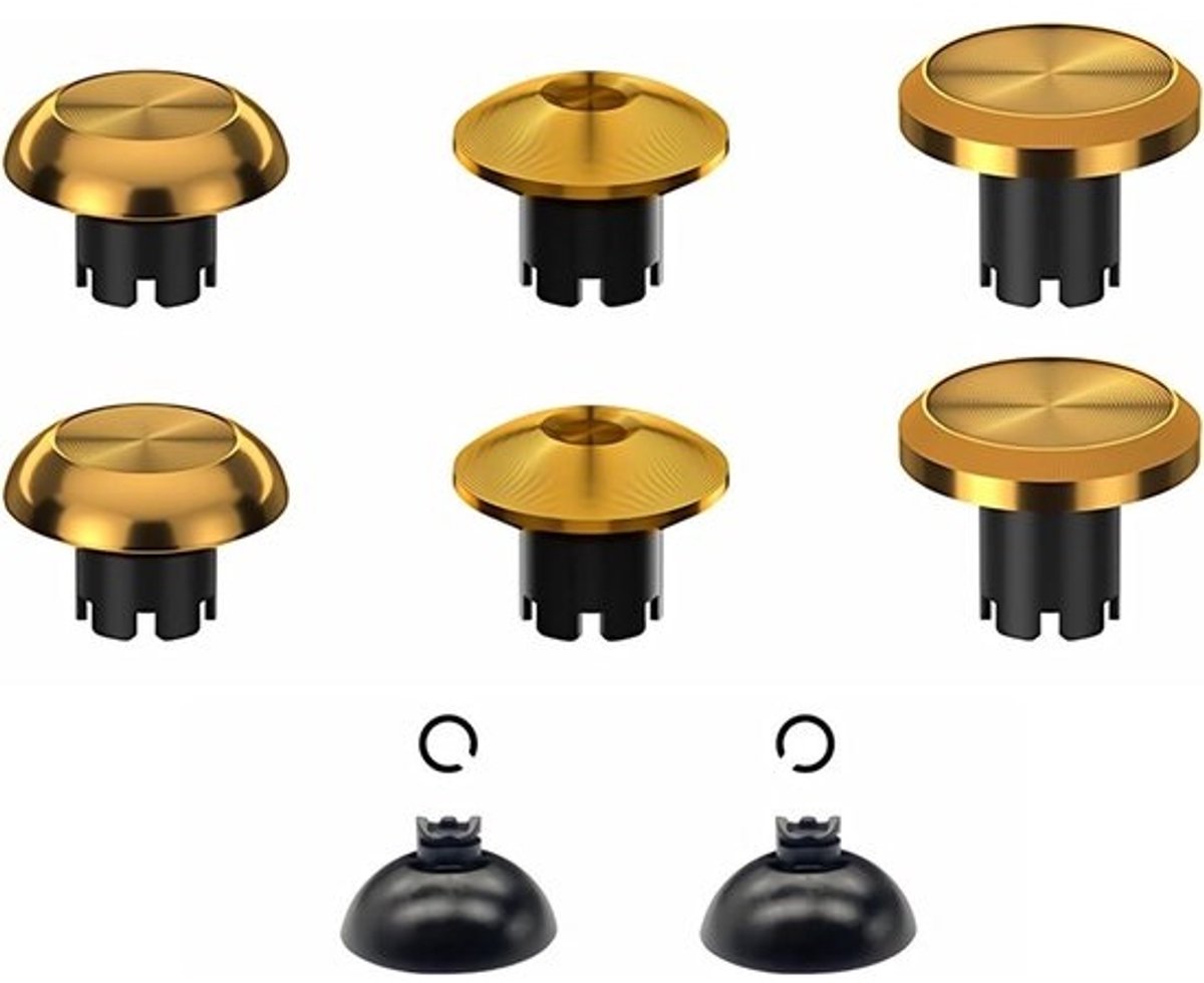 Metalen Vervangende Duimsticks Set voor PS5 en PS4 Controllers